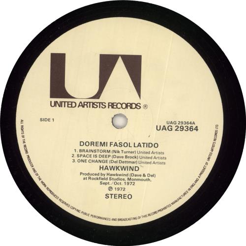 【日本盤】Hawkwind – Doremi Fasol Latido LP Hawkwind: 